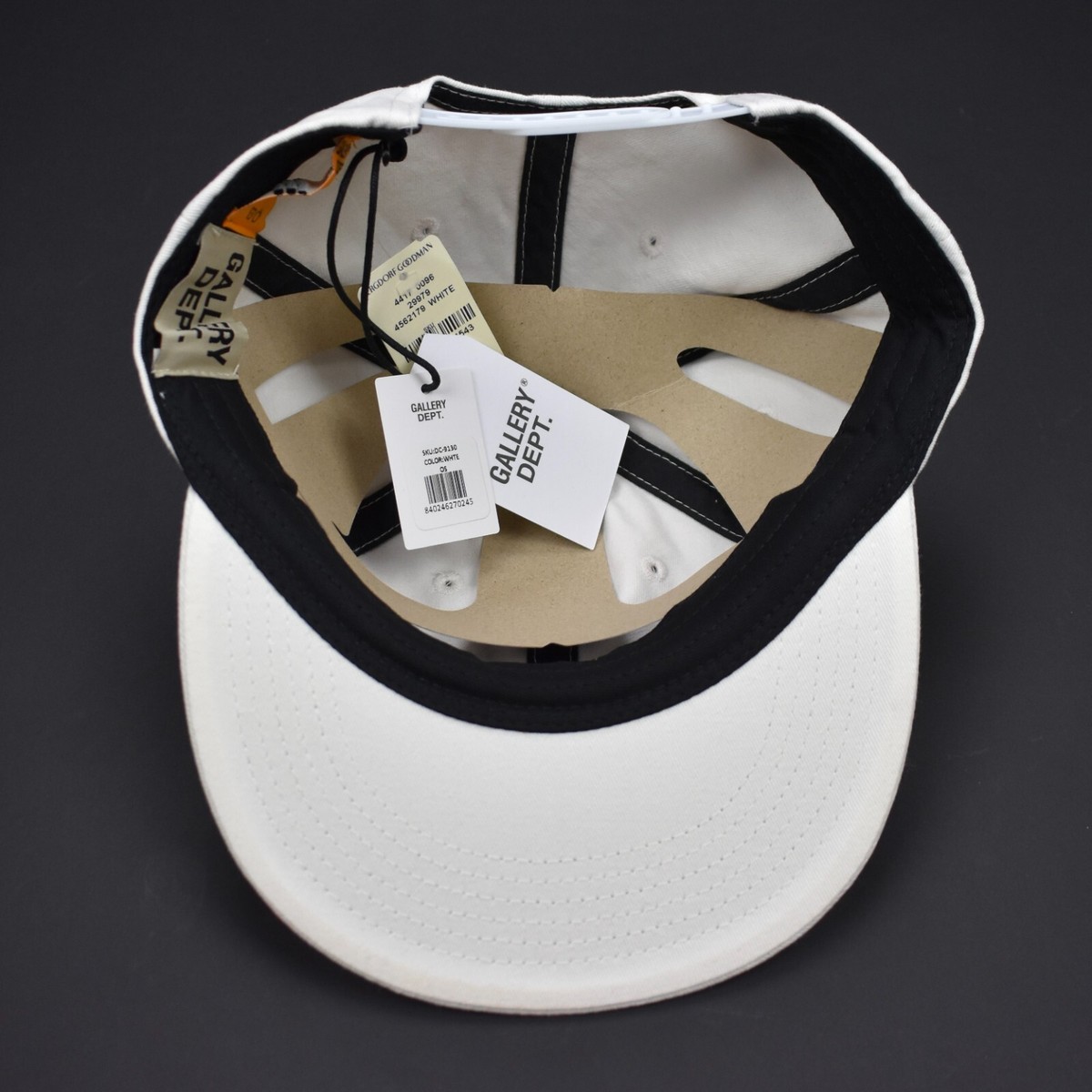 新品！GALLERY DEPT. ホワイトキャップ Buy Gallery Dept. Workshop Cap 'White' - WC 9130 WHIT | GOAT