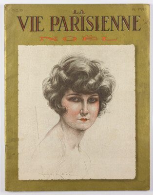 MAURICE MILLIERE La Vie Parisienne ILLUSTRATION magazine NOEL 1929 vtg PIN-UP 