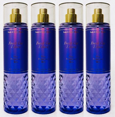 4 Bath & Body Works FRESH CUT LILACS Fine Fragrance Mist Body Spray 8 oz