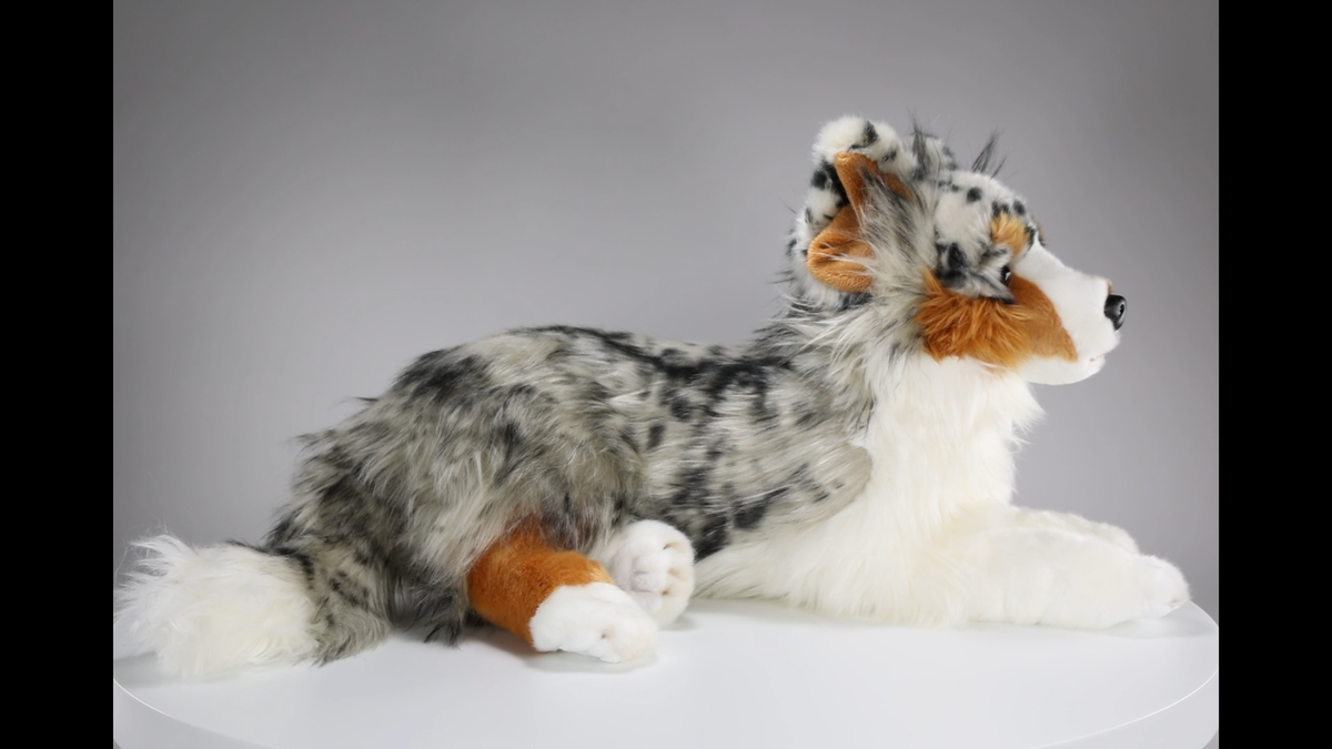 Carl Dick Australian Shepherd Dog, Stuffed Animal, Plush Toy | eBay