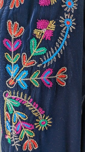 Boden Altheda Floral Embroidered Coat Navy Blue UK10 BNWT RRP£250 - Picture 9 of 13