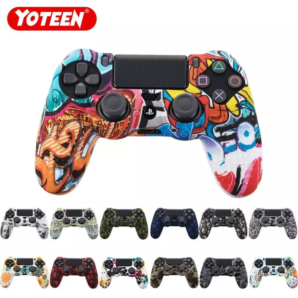 Sony Playstation 4 Dual shock Controller Skin - Silicone PS4 Gaming Remote  Cover