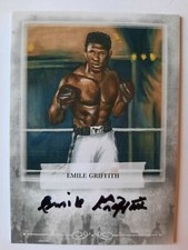 2009 Ringside Mecca Cigarettes Sport Kings Silver #A-EG1 Emile Griffith Auto #