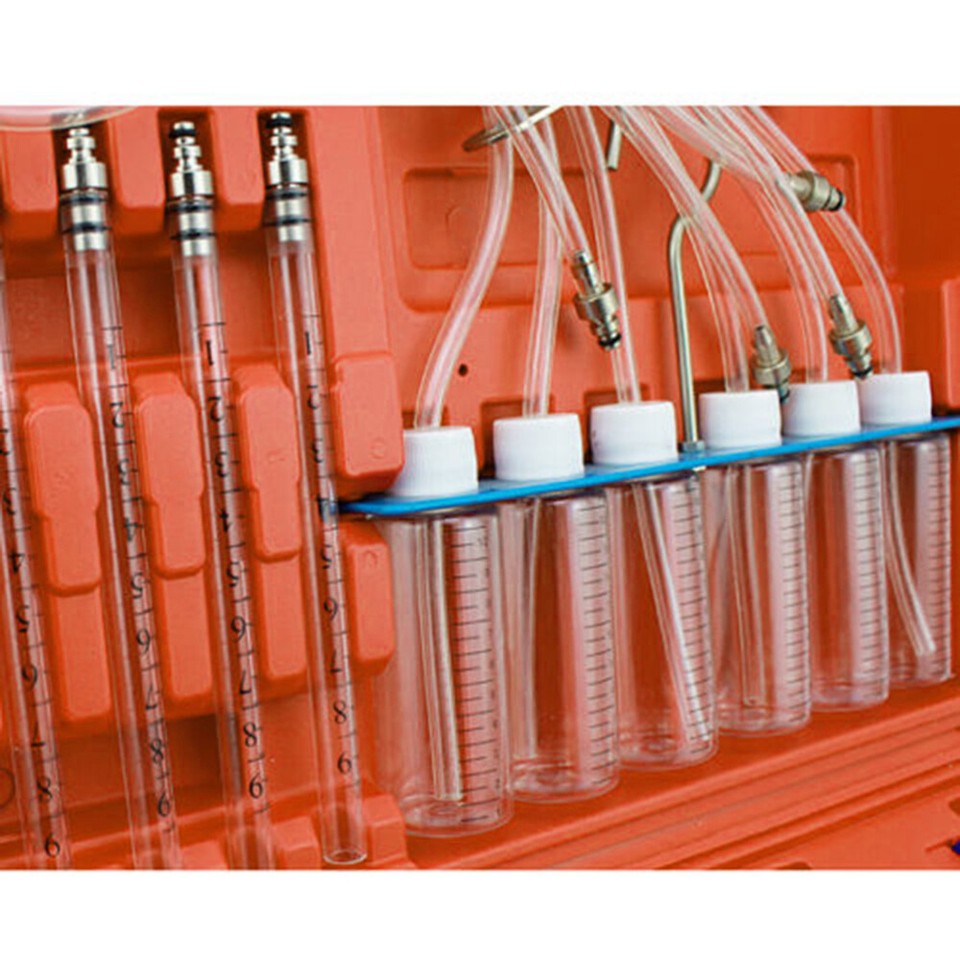 Injector Flow Cylinder Flow Meter Leak Off Tester Kit Common eBay