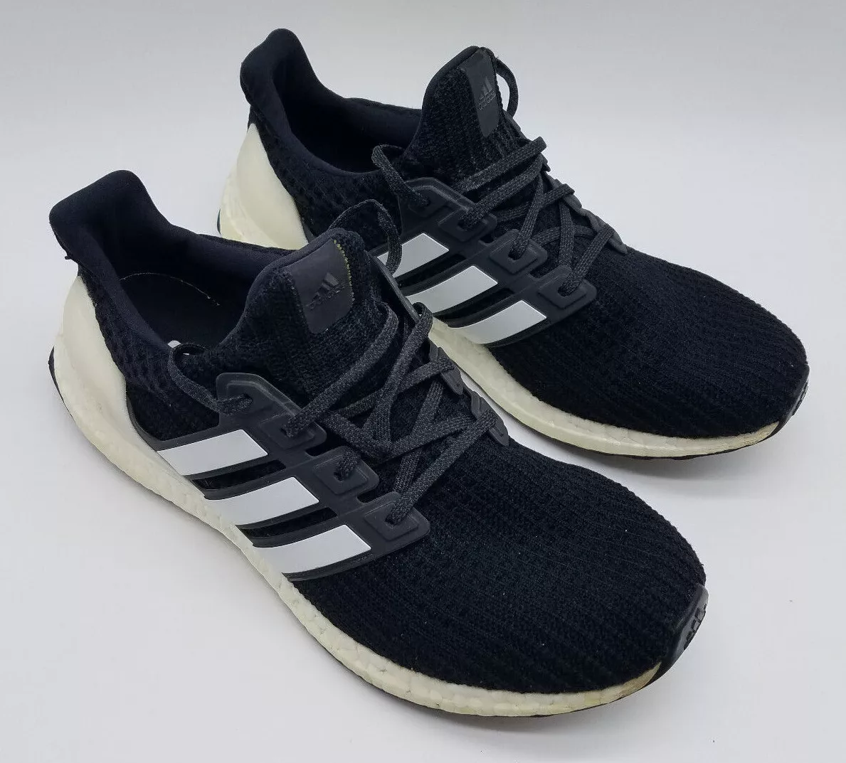 Adidas UltraBoost 4.0 Show Your Stripes Men s Running Shoes Size 10.5 Black
