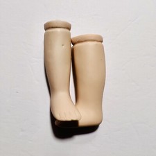 Vtg 3 1/4 Porcelain Doll Parts LEGS to Make Restore For 14 Dolls Replacement