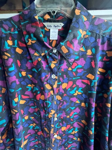 Ulla Popkin Vintage 1980’s 80’s women size 20/22 shirt leopard classic eighties - Bild 2 von 5