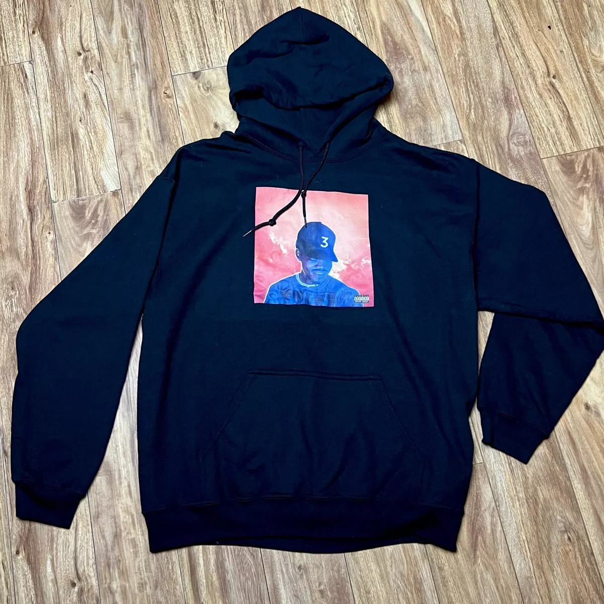 Chance The Rapper Hoodie Album Cover Black Glidan Pullover