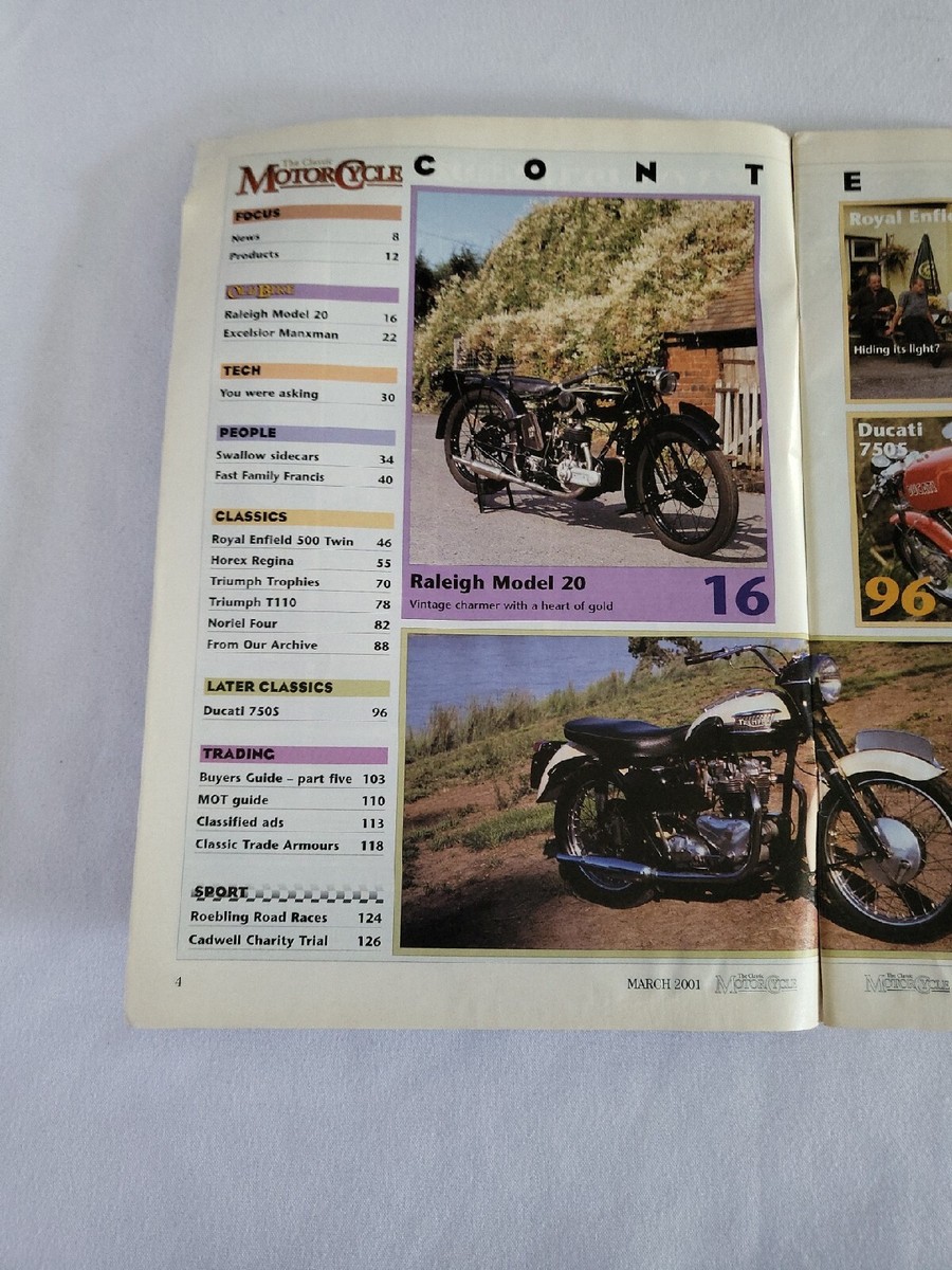 2001 March, Classic Motorcycle Magazine, Marching With The Duke