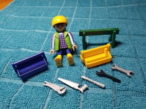 playmobil construction workers