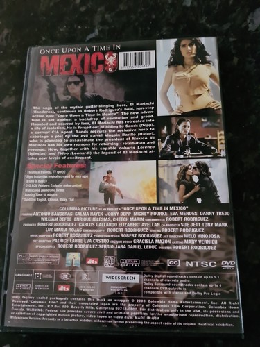 Once Upon A Time In Mexico Antonio Banderas 2004 DVD Top-quality - Picture 2 of 3