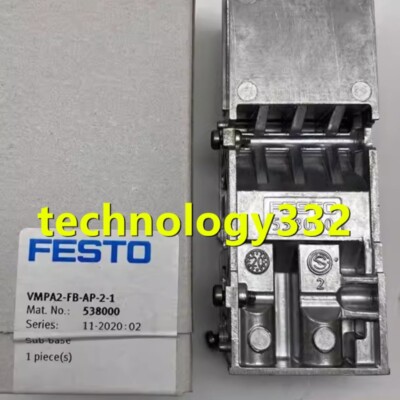 1PC NEW Festo valve Island accessory air plate base VMPA2-FB-AP-2-1 538000 #LM