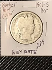 1901-S Barber Half  **Key Date**