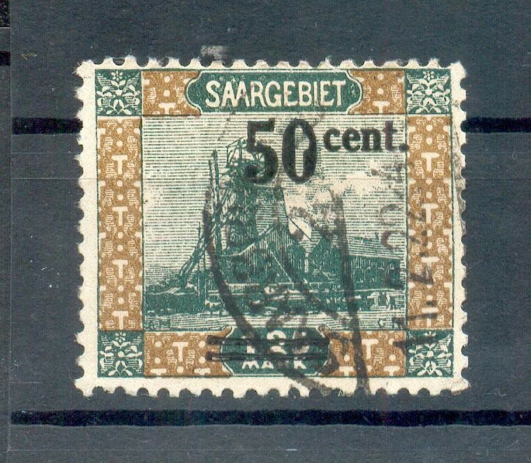 Saar 78VII ABART Gest. 120EUR