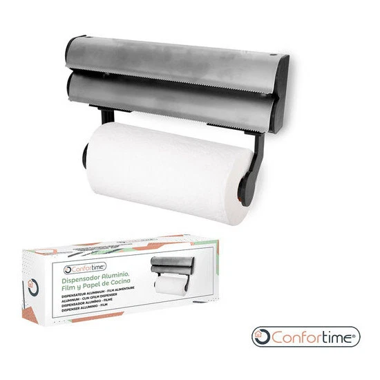 Portarrollos de cocina de aluminio