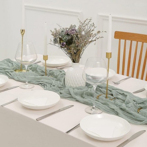 3m Cheesecloth Gauze Table Runner Wedding Large Cloth Soft Centerpiece AU - Picture 32 of 42