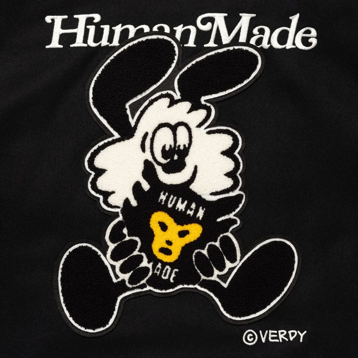 HUMAN MADE x VERDY Varsity Jacket #1 Black Size S-2XL | eBay HUMAN MADE x VERDY Varsity Jacket #1 Black Size S-2XL | eBay