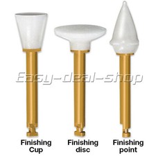 ENHANCE Dental Finishing Finisher Cups/Points/Discs Composite Polishing RA Shank