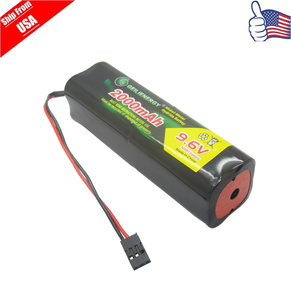 2000mah 9.6 v nimh rc car battery pack with charger