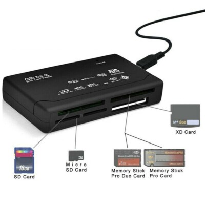 USB Kartenleser Speicherkarte Kartenlesegerät für MICRO SD SDHC SDXC M2 MS Z144