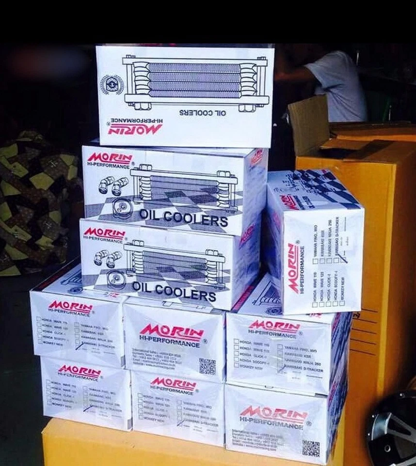 Honda grom msx125 oil cooler morin red color 2014 2015 2016 2017 2018 2019 new - Image 4 of 4