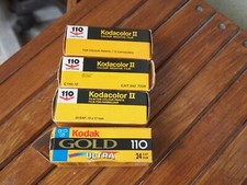 Kodak 3x Kodacolor II And Kodak Gold Ultra 110 film cartridge, US DUTIES INCL