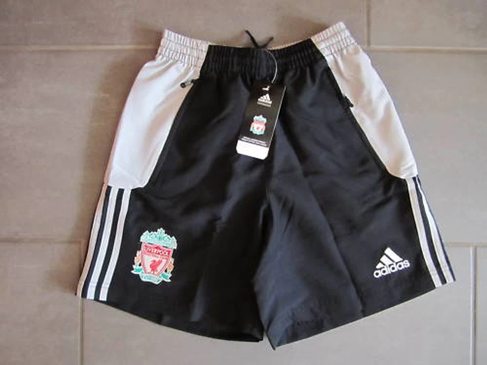 Adidas Fc Liverpool Short [ Gr. 152 ] Gris Noir Neuf & Ovp - Photo 1/1