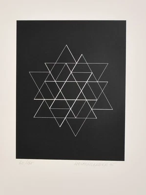 Wolfram Erber /Siebdruck / Handsigniert / 160 Exemplare/ 1975 /4 - Bild 1 von 3