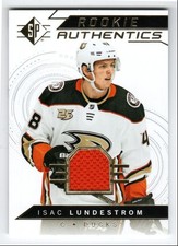 2018-19 SP Rookie Authentics - Isac Lundestrom Anaheim Ducks #113