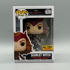 Funko Pop! Marvel #828 Bruja Escarlata Volando Hot Topic Exclusivo con Protector