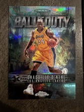 2025 Topps Chrome- Shaquille O’Neal -🔥 BALL OF DUTY /199 BD-18