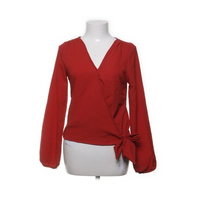 Zeeman, Wickelbluse, Größe: 36, Rot, Elasthan/Polyester, Einfarbig, Damen #12t