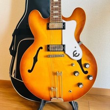 Guitarra Eléctrica Epiphone Riviera Royal Tan Semi Hueca Sunburst Probada Fun...
