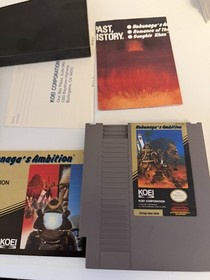 Nintendo NES NOBUNAGA'S AMBITION GAME COMPLETE IN BOX 