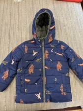Joules Gruffalo Size 4 Reversible Puffer Jacket