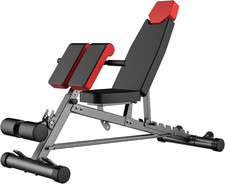 Multi-Functional FID Weight Bench for Full All-In-One Body Workout Hyper Back
