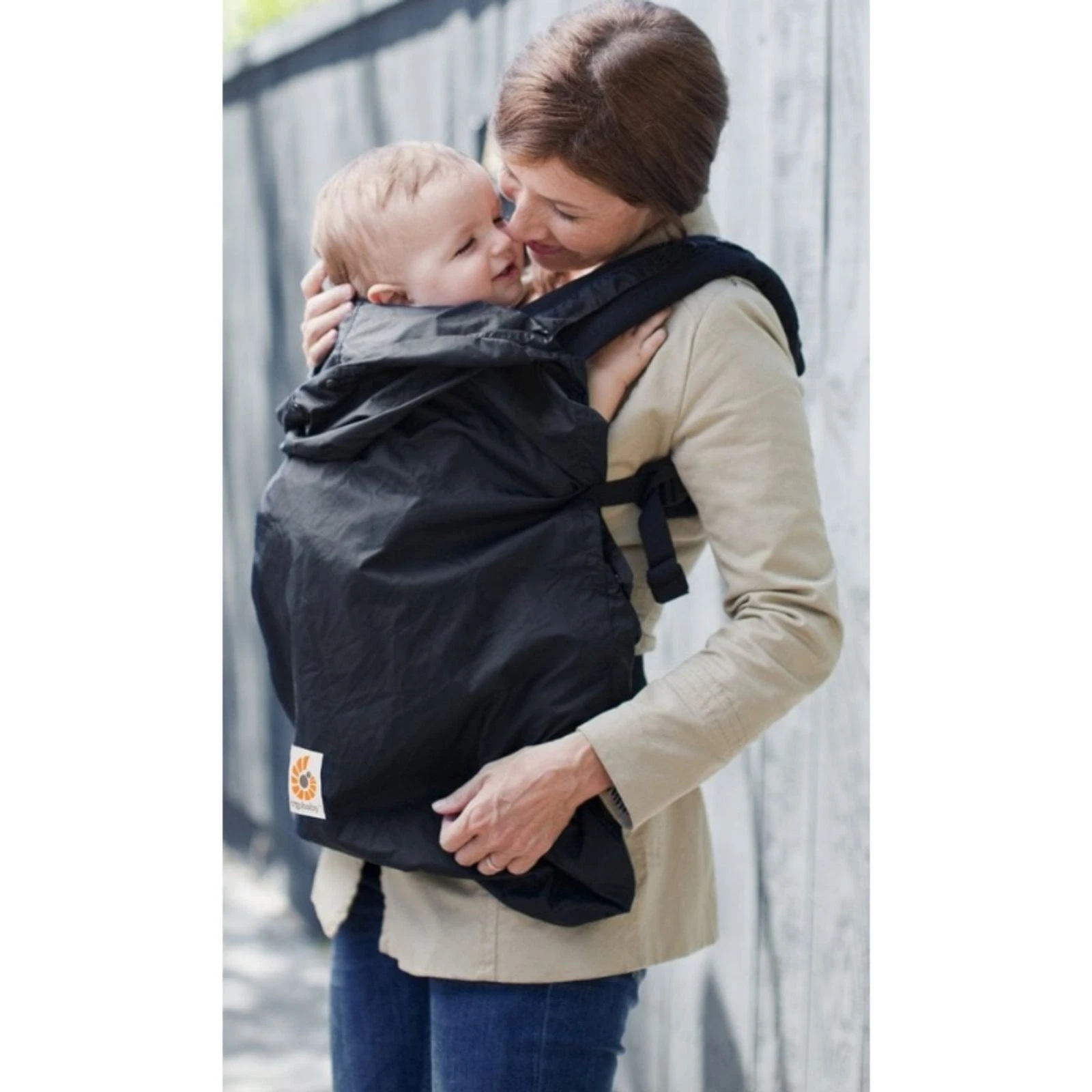 Ergobaby Waterproof Raincover Black Baby Carrier Cover Outdoor NWB