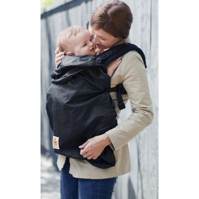 Ergobaby Waterproof Raincover Black Baby Carrier Cover Outdoor NWB
