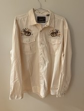 Howler Bros Men's Size XL Gaucho Lazy Gators Pearl Snap Shirt Western Cowboy