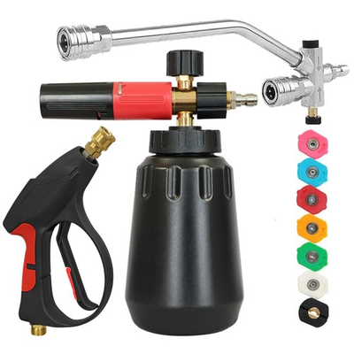 #ad #ad Pressure Washer Gun Car Wash Soap Lance Cannon Spray Jet Bottle Snow Foam Kit $43.99