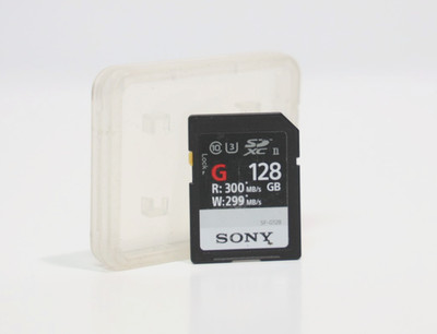 Sony SF-G128 128GB UHS-II SDXC Class 10 U3 Memory Card 300MB/s