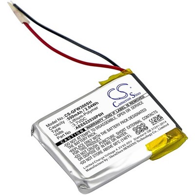 Battery for Golf Buddy WT3 GPS Watch AEE622530P6H Smartwatch CS-GFW300SH 550mAh