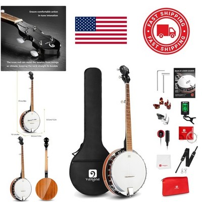 Beginner Banjo Kit 38 Inch with Remo Head and Accessories Included