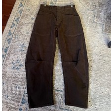 Nili Lotan Rich Brown Shon Corduroy Pants Bloggers Favorite Horseshoe OO Worn 1