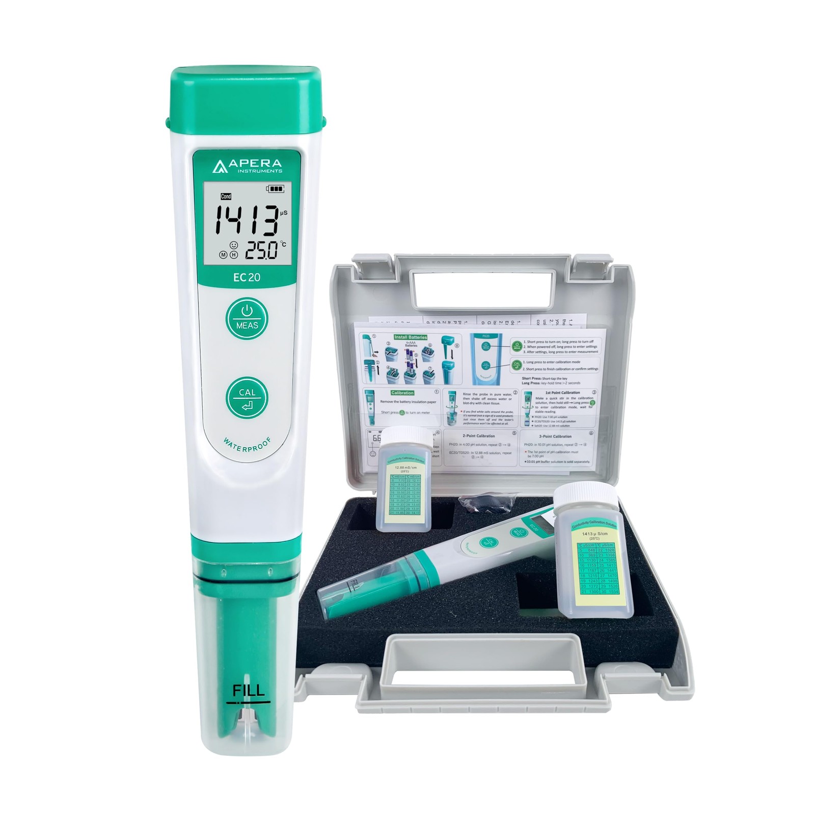 Misuratore EC Apera EC20: Analisi Acqua Professionale Precisione 1%