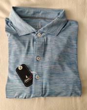 NWT LARGE Johnnie-O Featherweight Huronn Polo MSRP 98