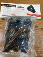 RCD180SM6 HellermannTyton Ratchet P clamp  1-3/8” To 2” size D (Pack Of 3)  
