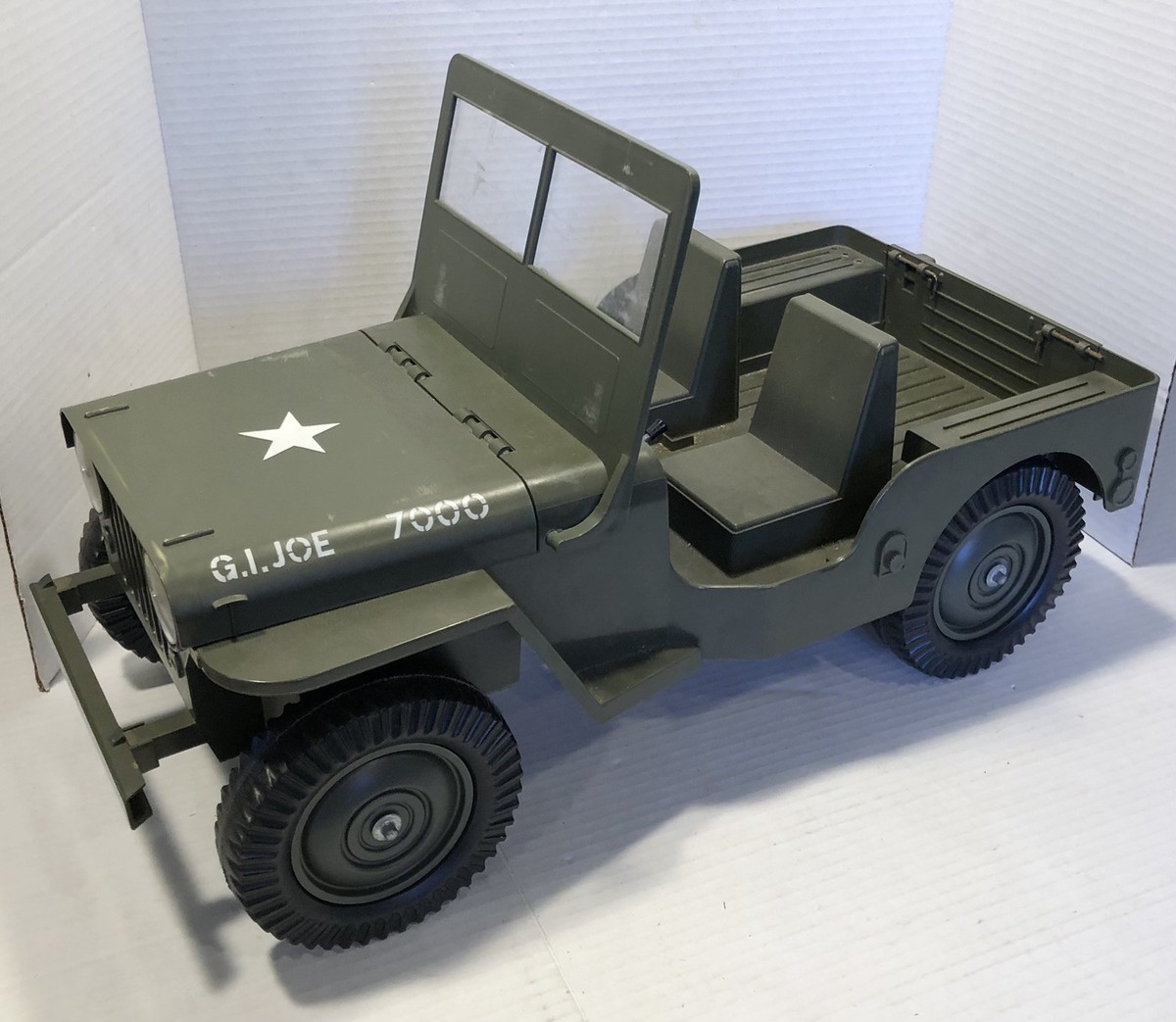 1964 Gi Joe Vintage Hasbro 7000 Combat Jeep Moto Rev , As-is