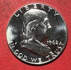 1962 US "PROOF" Franklin SILVER Half Dollar! Old US Coin!