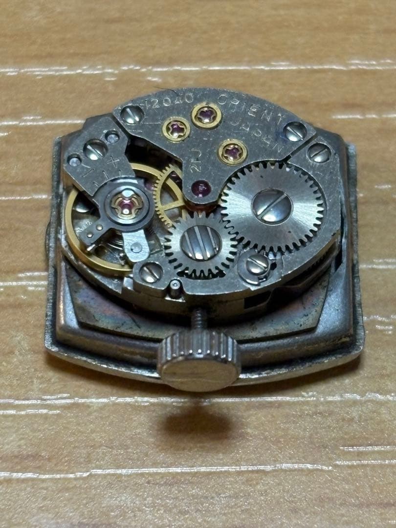 Orient Chamade Square Blue Dial Accessory Mexican… - image 3
